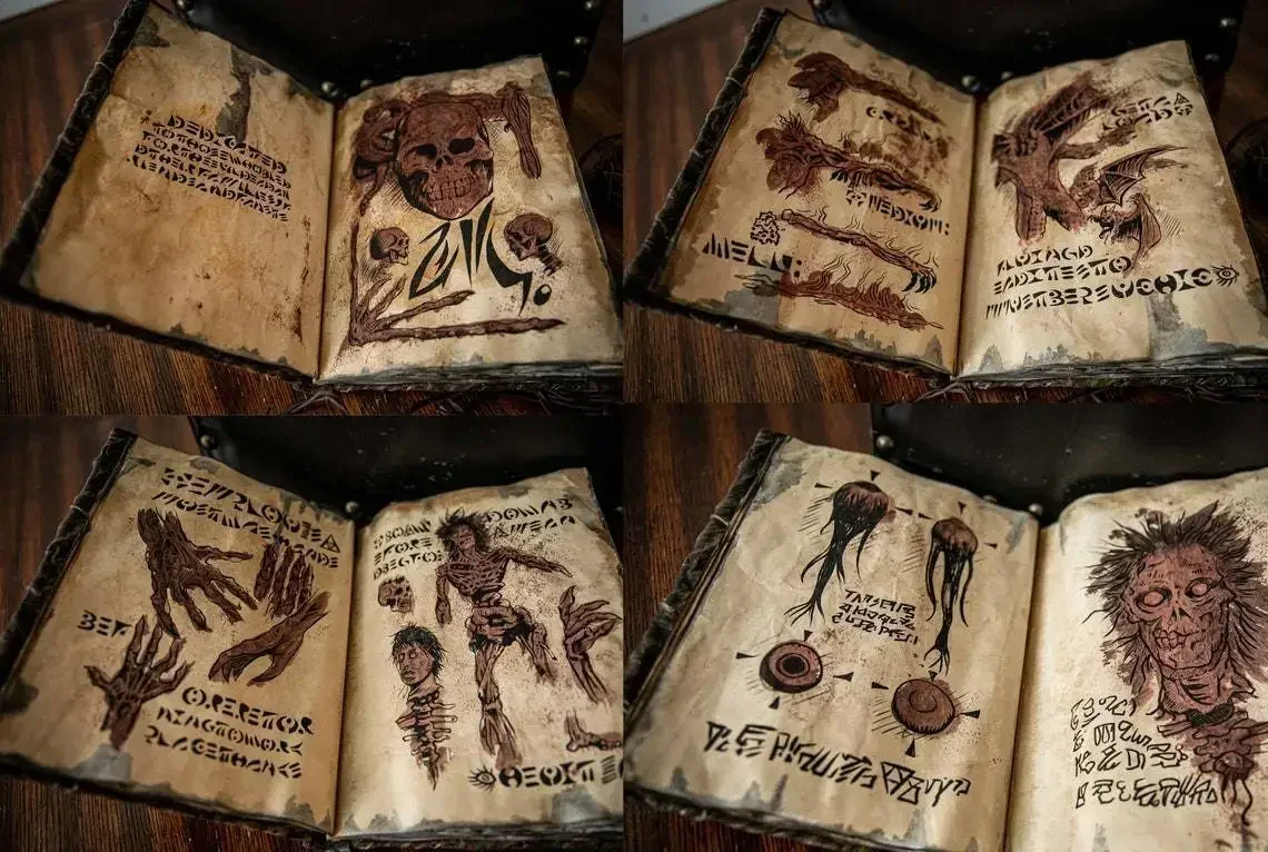Vintage And Collectible Books - Винтажный Некрономикон — Книга для вызывов
