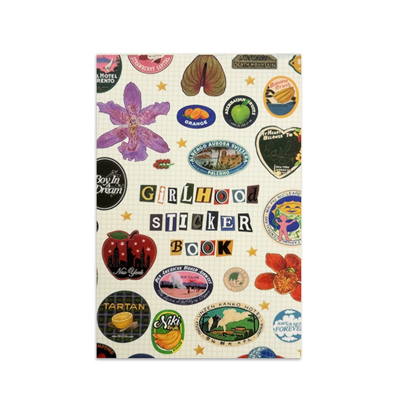 Vintage And Collectible Books - Новинка: Винтажная книга наклеек в стиле