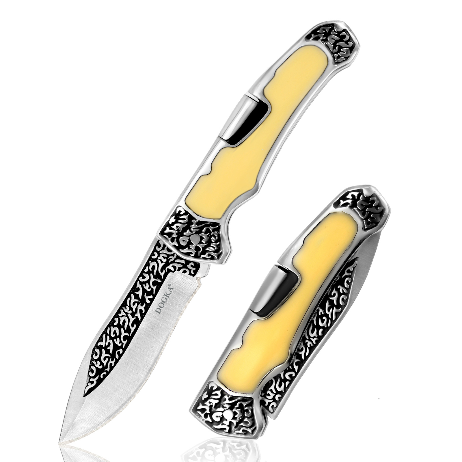 Vintage Collectible Pocket Knives - Винтажный складной карманный инструмент с гравировкой,