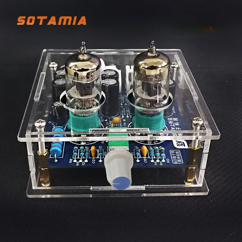Tube Amplifier Part - SOTAMIA 6J1 ламповый предусилитель, усилитель мощности
