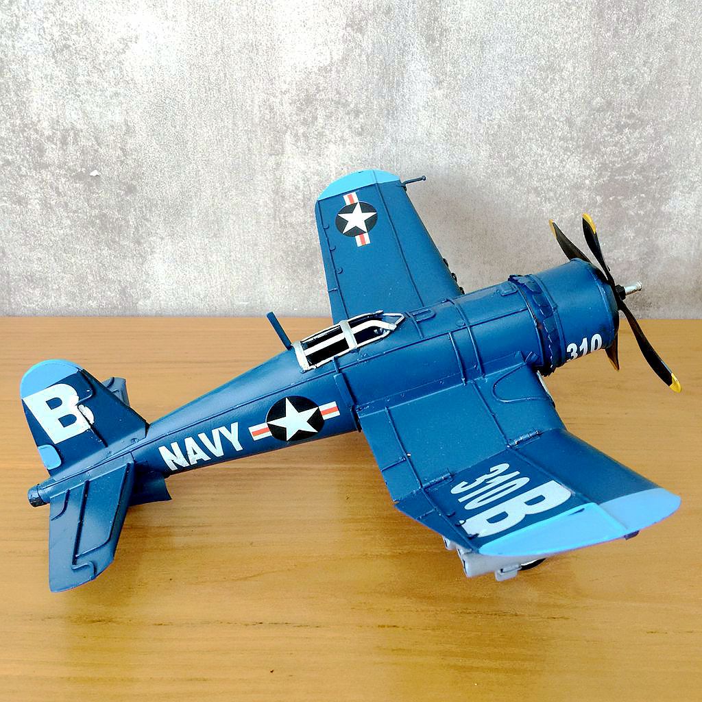 Vintage Collectible Furniture - Винтажная Оловянная модель самолета, поделки ручной