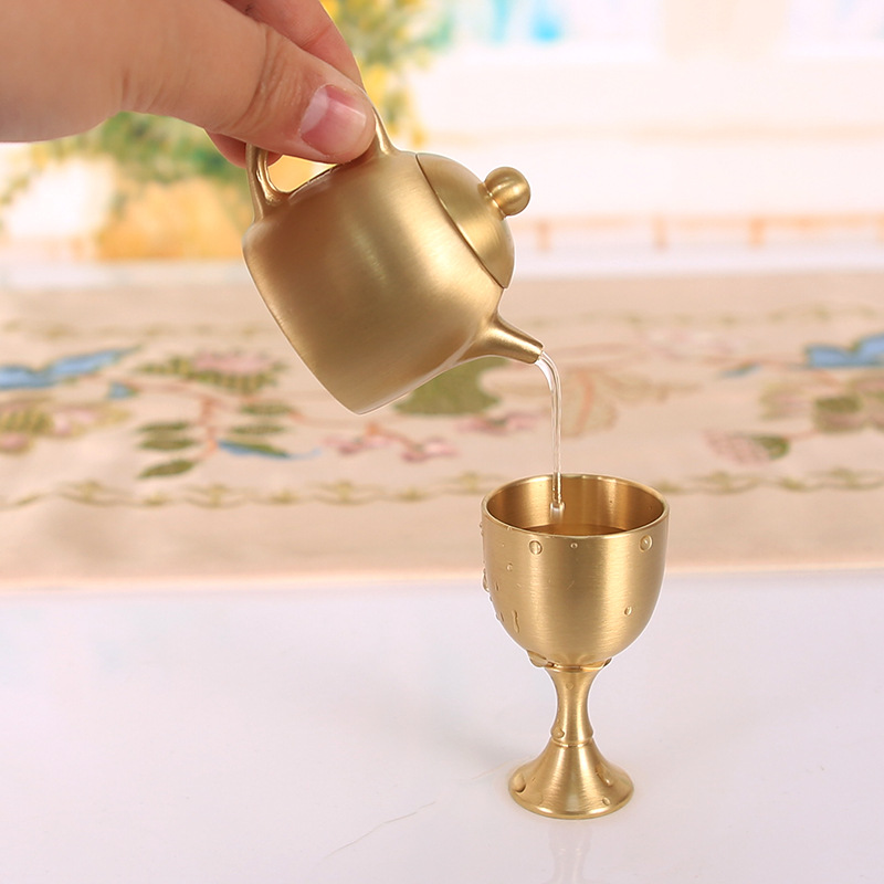 Латунный мини-чайник, декор в  – обзор и цена Vintage Collectible Furniture