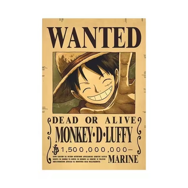 Аниме-постеры «One Piece»: пла – обзор и цена Vintage Collectible Posters