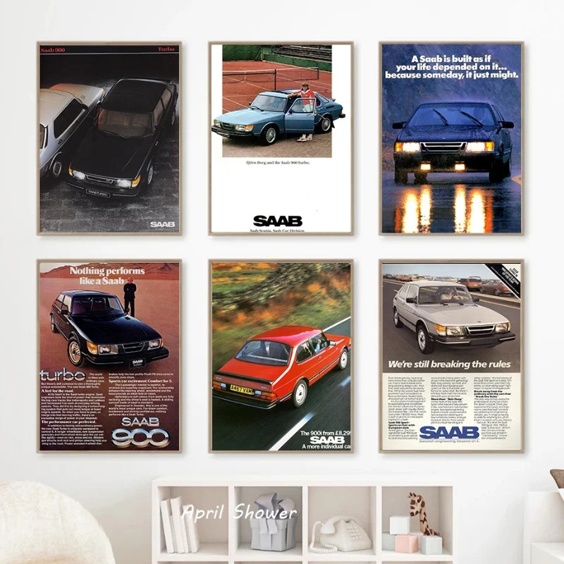 Классический винтажный Saab 90 – обзор и цена Vintage Collectible Posters
