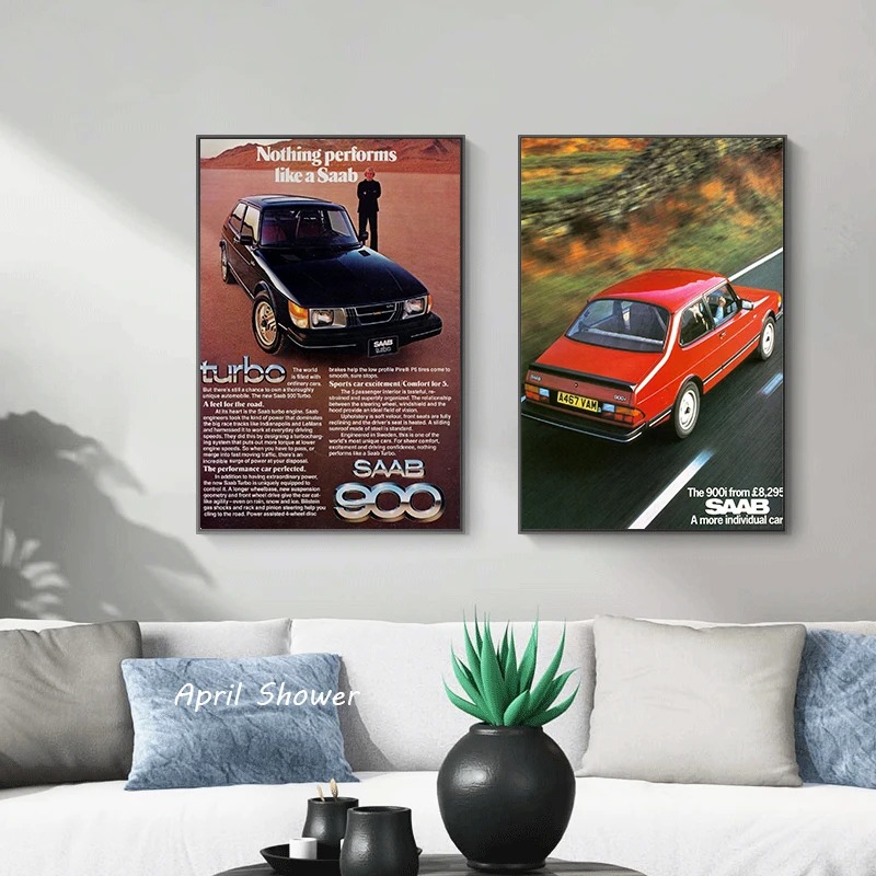 Классический винтажный Saab 90 – обзор и цена Vintage Collectible Posters